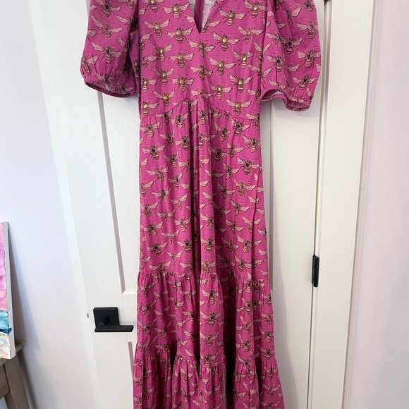 Sheridan French Dresses & Skirts - Pink Merlot Bee Print Sheridan French Dress